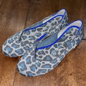 Rothy’s Grey Spotted Flats size 6.5